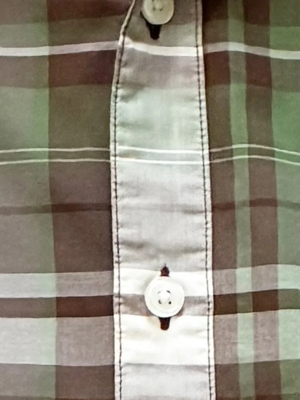 The North Face Hillside Plaid Woven Long Sleeve Shirt (Style A65G) Size M